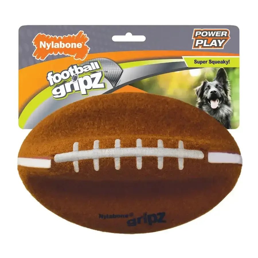 Nylabone Power Play Dog Football Gripz - Talis Us