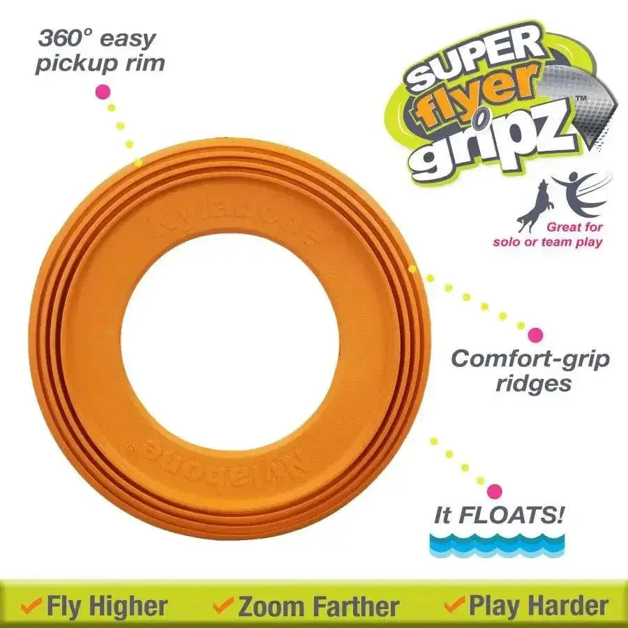 Nylabone Power Play Super Flyer Gripz Disc for Dogs - Talis Us