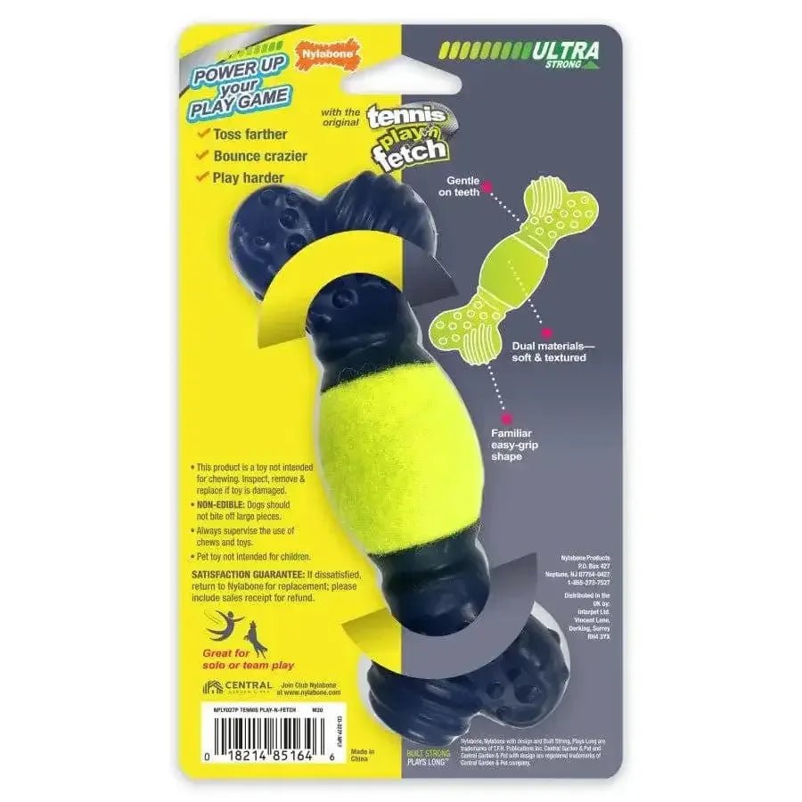 Nylabone Power Play Tennis Play 'n Fetch Interactive Dog Toy Play 'n Fetch - Talis Us