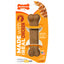 Nylabone strong chew dog toy in bone shape made with real chicken for durable chewing fun