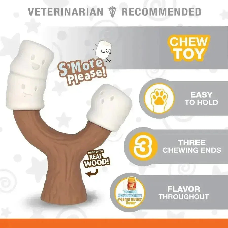 Nylabone Strong Chew Marshmallow Stick Dog Toy - Talis Us