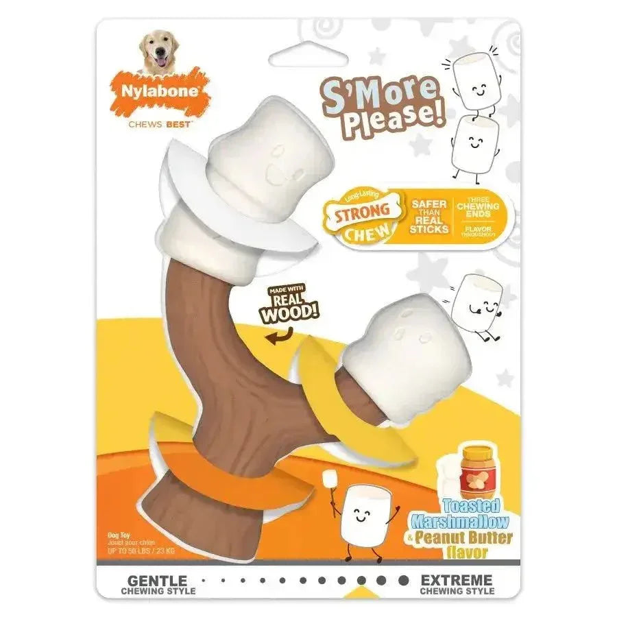 Nylabone Strong Chew Marshmallow Stick Dog Toy - Talis Us
