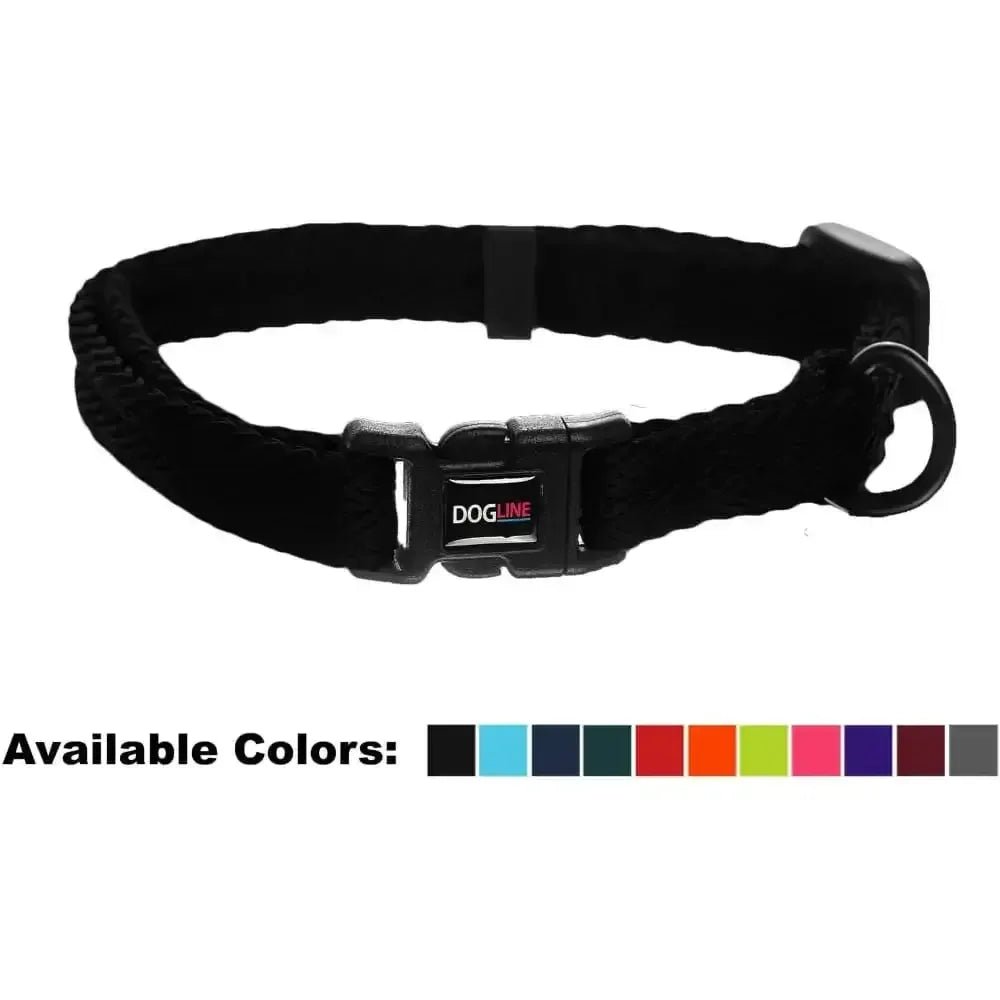 Nylon Flat Dog Collar Adjustable Pet Collars for Puppy Small Medium Large Dogs - Talis Us