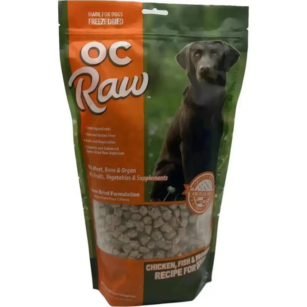 OC Raw Freeze Dried Meaty Rox Chicken, Fish & Produce Dog Food - Talis Us
