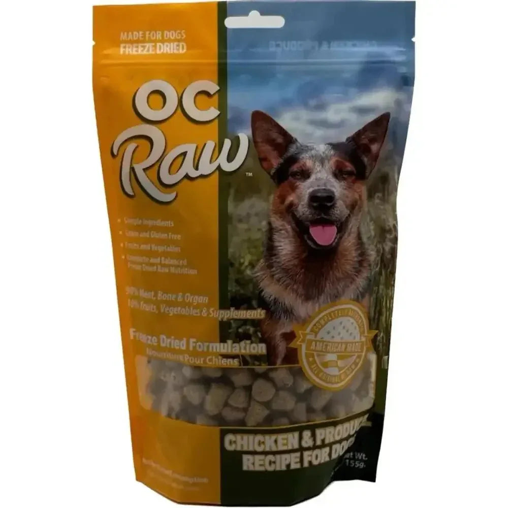 OC Raw Freeze Dried Meaty Rox Chicken & Produce Dog Food - Talis Us