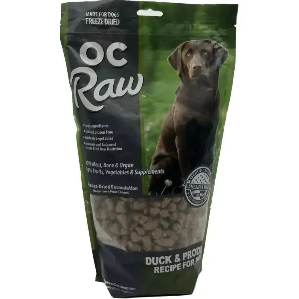 OC Raw Freeze Dried Meaty Rox Duck & Produce Dog Food - Talis Us