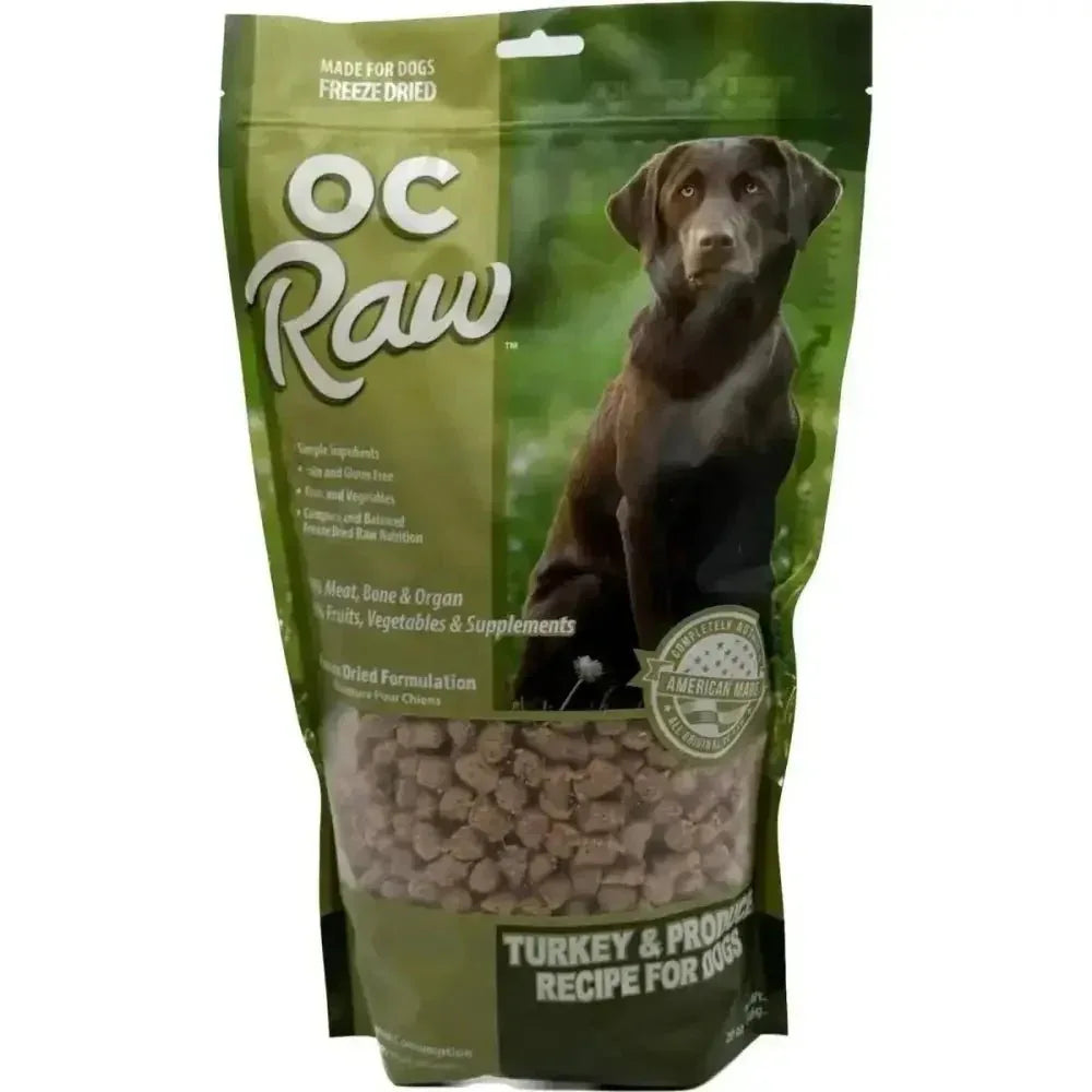 OC Raw Freeze Dried Meaty Rox Turkey & Produce Dog Food - Talis Us