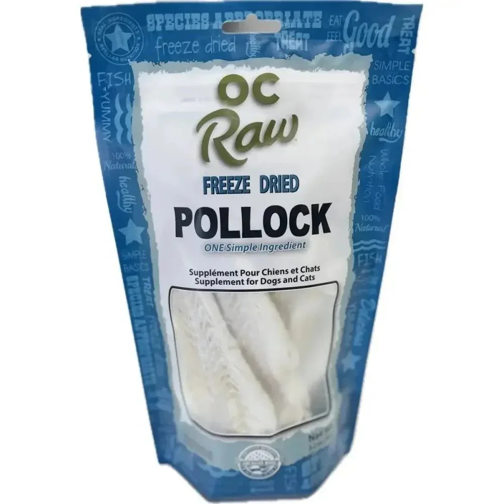OC Raw Pollock Freeze Dried Dog Treats 3.2oz - Talis Us