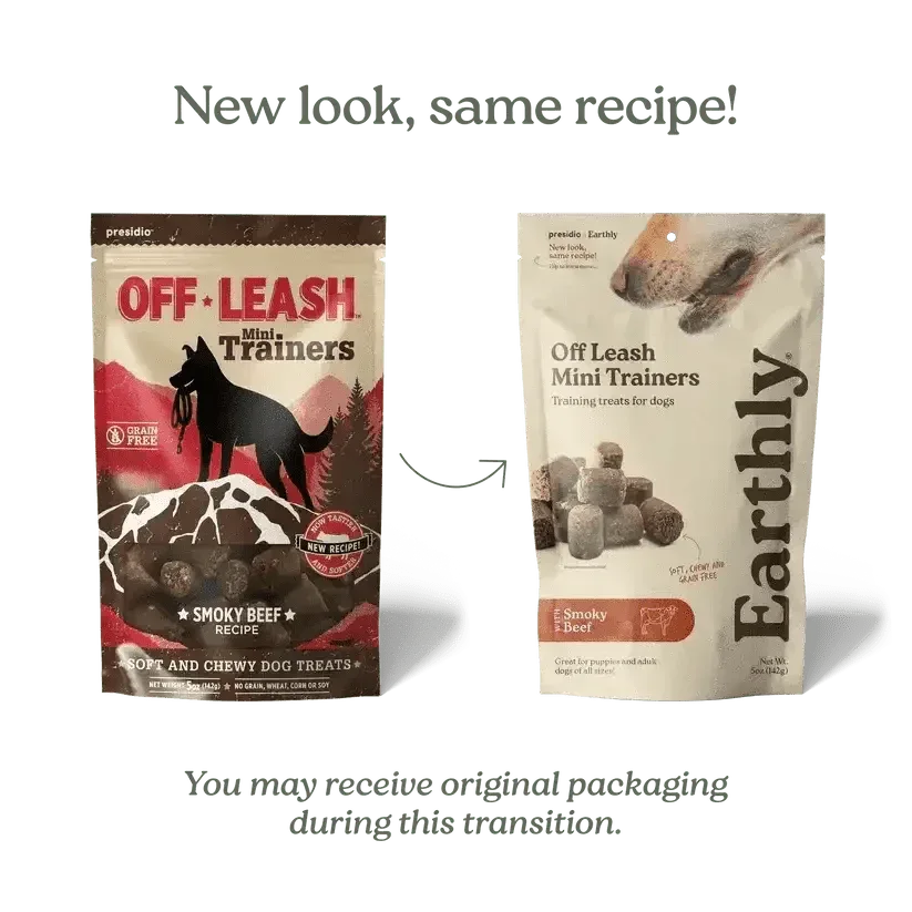Off Leash Mini Trainers Dog Training Treats - Talis Us