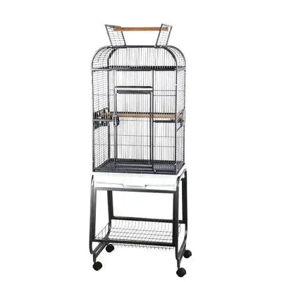 Open Flat Top with Plastic Base Bird Cage 22"x17"x66" A&E Cage Company