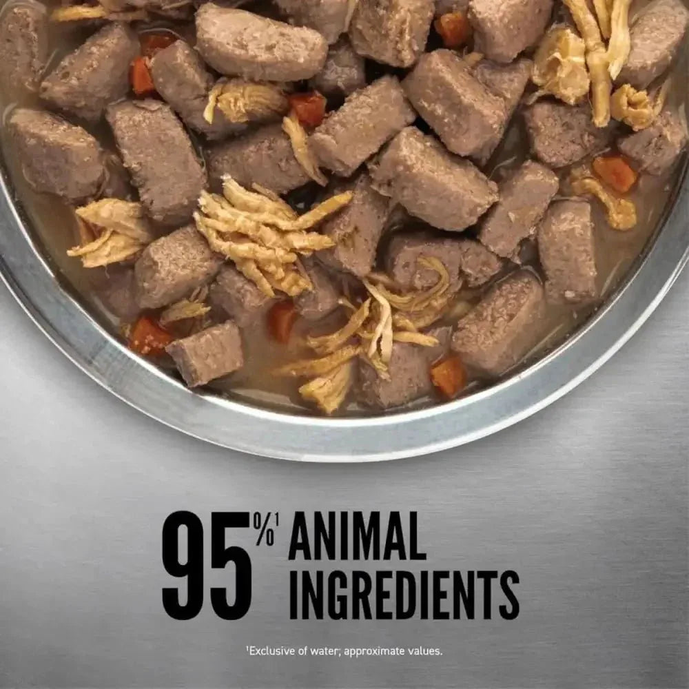 ORIJEN Real Meat Shreds Chicken & Eggs Recipe Stew Grain - Free Wet Dog Food 12ea/12.8 oz - Talis Us