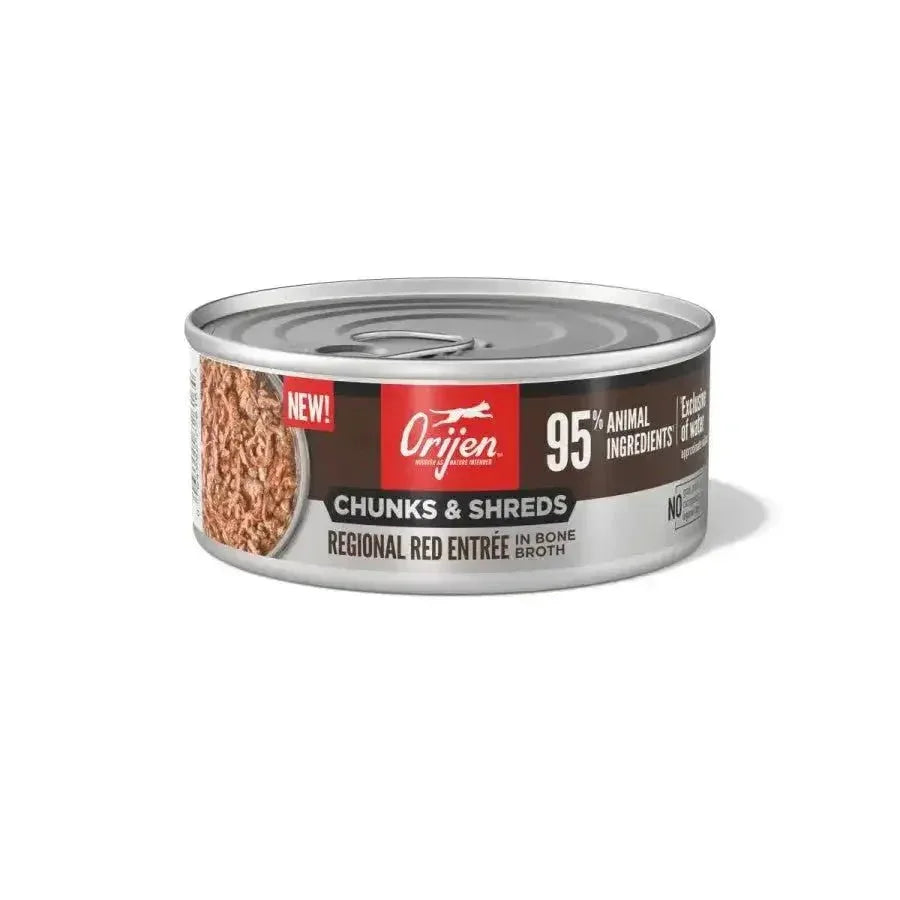 ORIJEN Regional Red Grain - Free Chunks in Gravy & Shreds Wet Cat Food - Talis Us