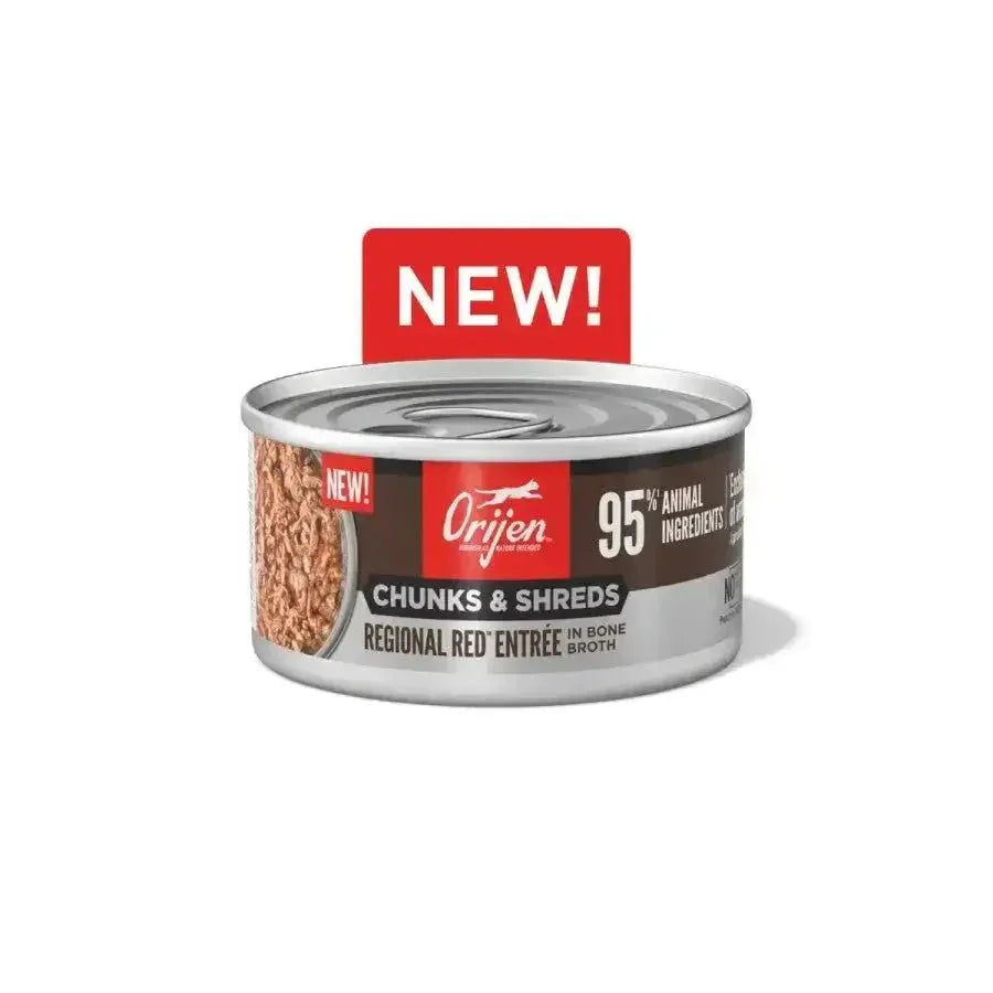 ORIJEN Regional Red Grain - Free Chunks in Gravy & Shreds Wet Cat Food - Talis Us