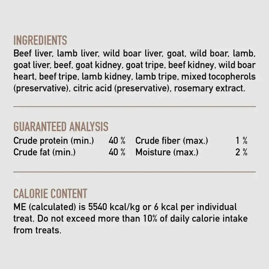 ORIJEN Regional Red Grain - Free Freeze - Dried Dog Treats - Talis Us