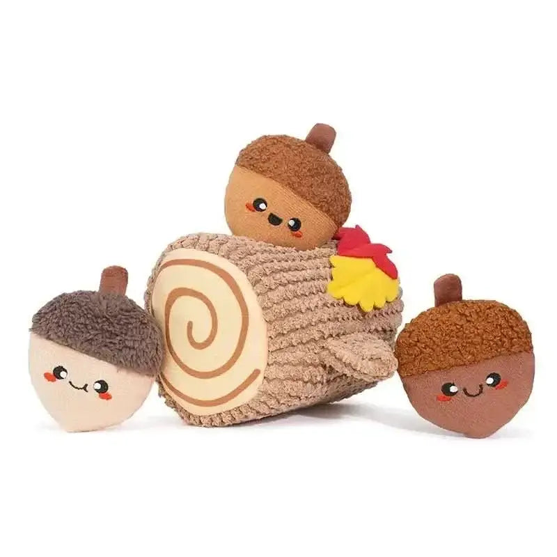 Oriland Pet Autumn Woofs Acorn Tree Interactive Dog Toys - Talis Us