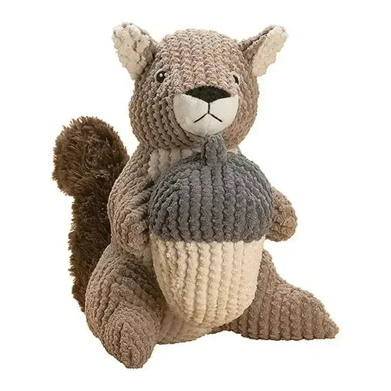 Patchworkpet Playful Pairs Squirrel Plush Dog Toys - Talis Us
