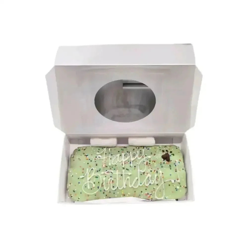 Paws Gourmet Bakery Birthday Cake Box Assorted Colors 1ct - Talis Us