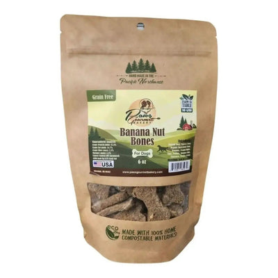 Paws Gourmet Bakery Grain Free Banana Nut Bones Dog Treats - Talis Us