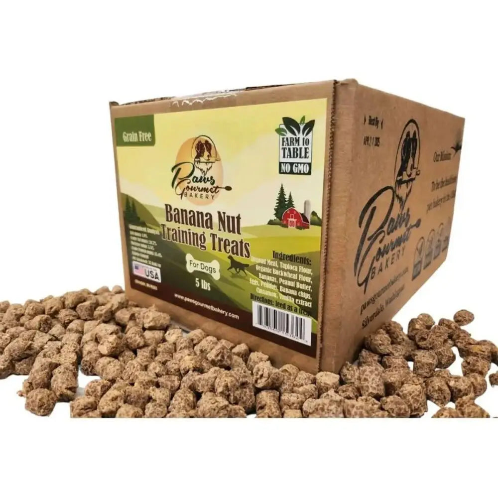 Paws Gourmet Bakery Grain Free Banana Nut Training Treats - Talis Us