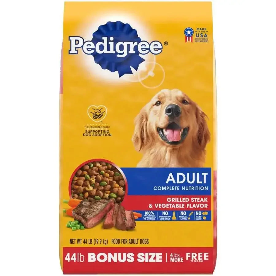 Pedigree Grilled Steak & Vegetable Dry Dog Food Pedigree