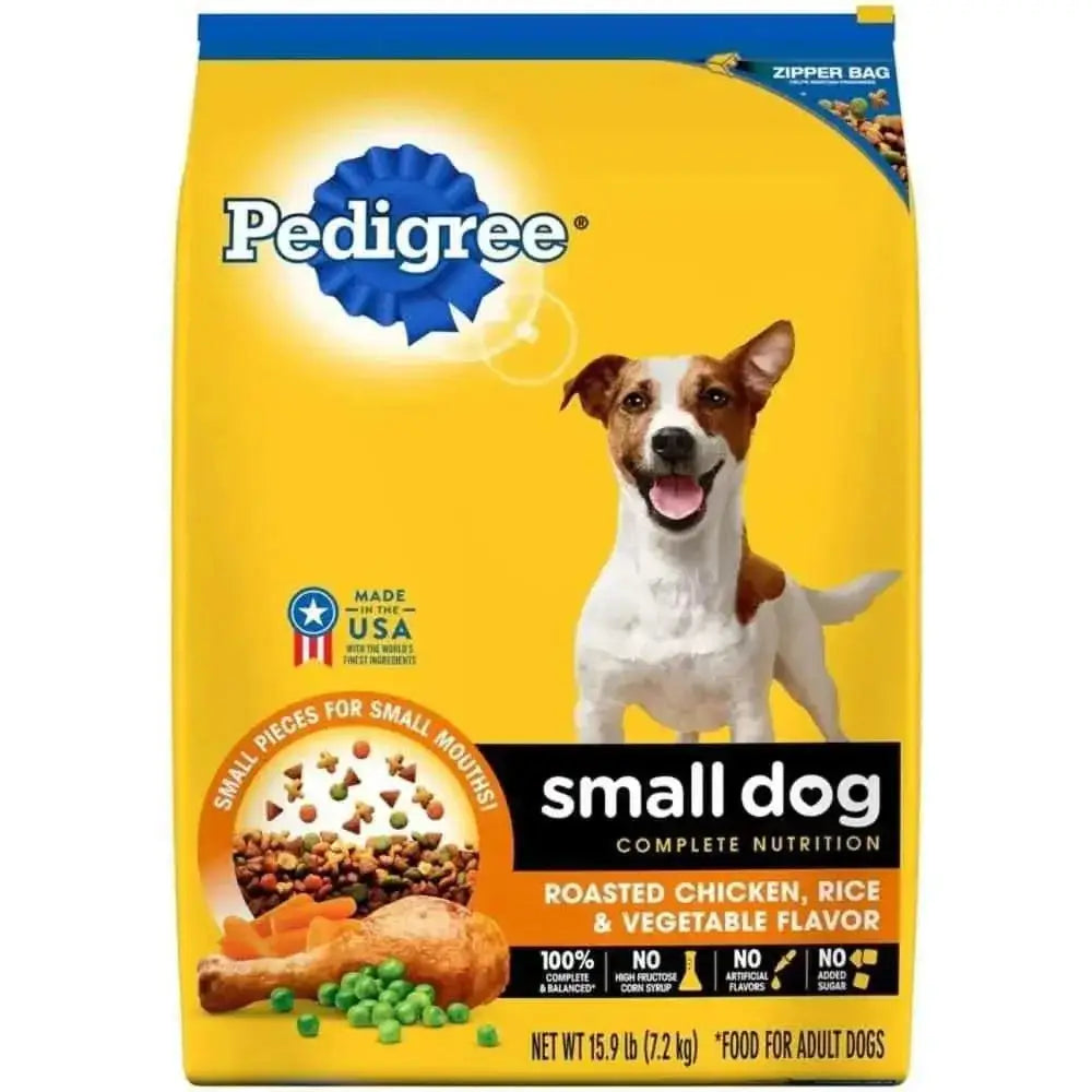 Pedigree Roasted Chicken, Rice & Vegetable Small Dog Dry Food Pedigree