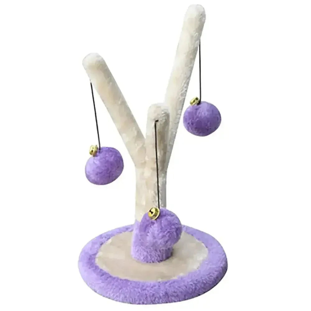Penn - Plax Cat Life Activity Tree Post with 3 Swatting Toys - Talis Us