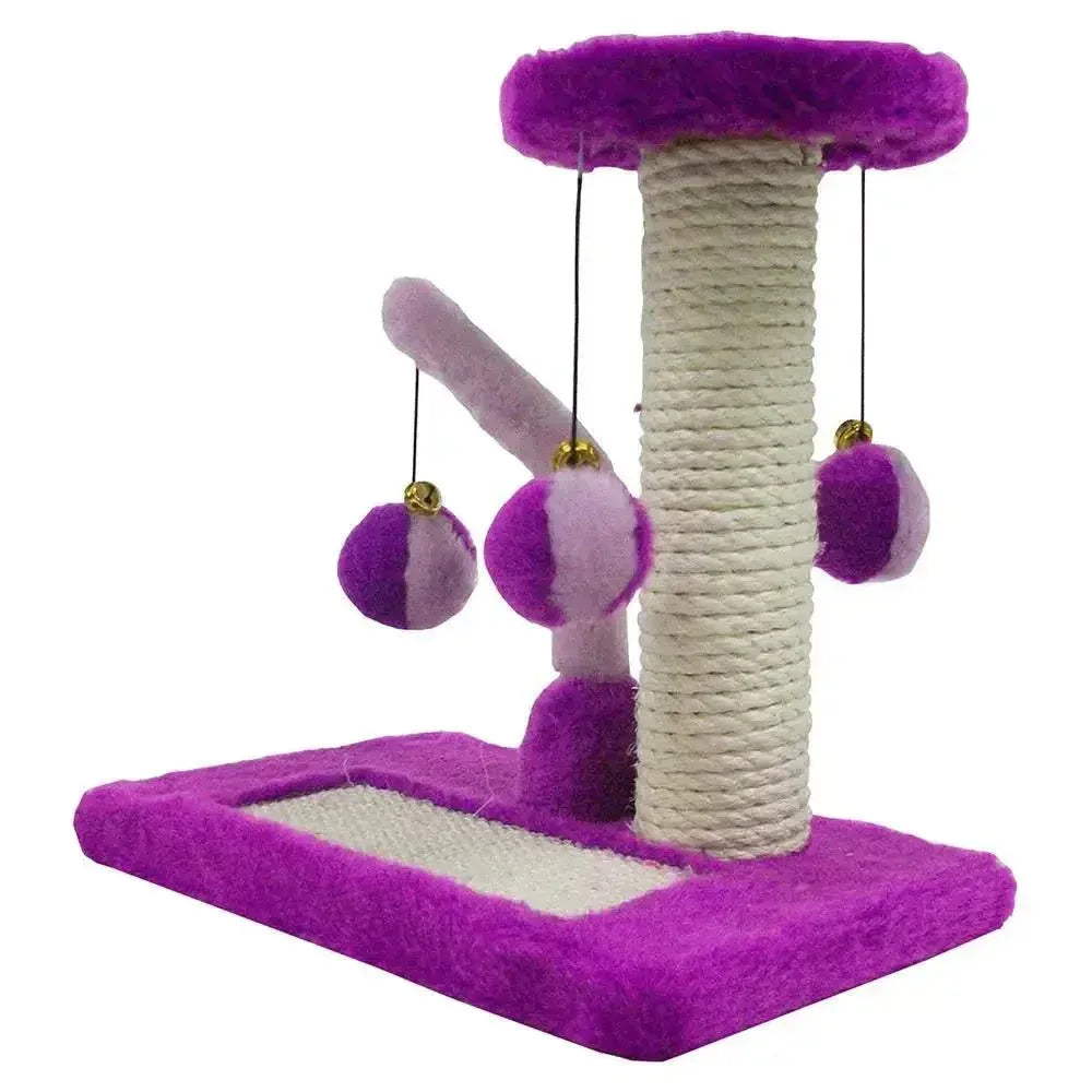 Penn - Plax Cat Life Kitty Playground Center Scratching Pad and Tree Tower - Talis Us