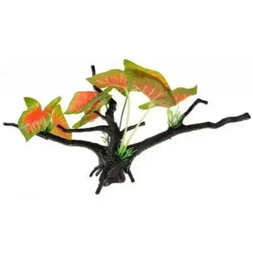 Penn Plax Driftwood Plant - Green & Red - Wide Penn-Plax