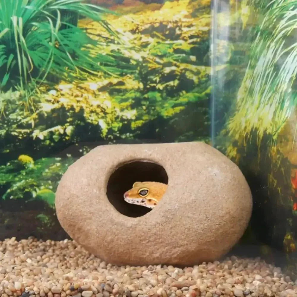 PENN - PLAX Granite Stone Terrarium Decoration and Hideaway for Reptiles - Talis Us