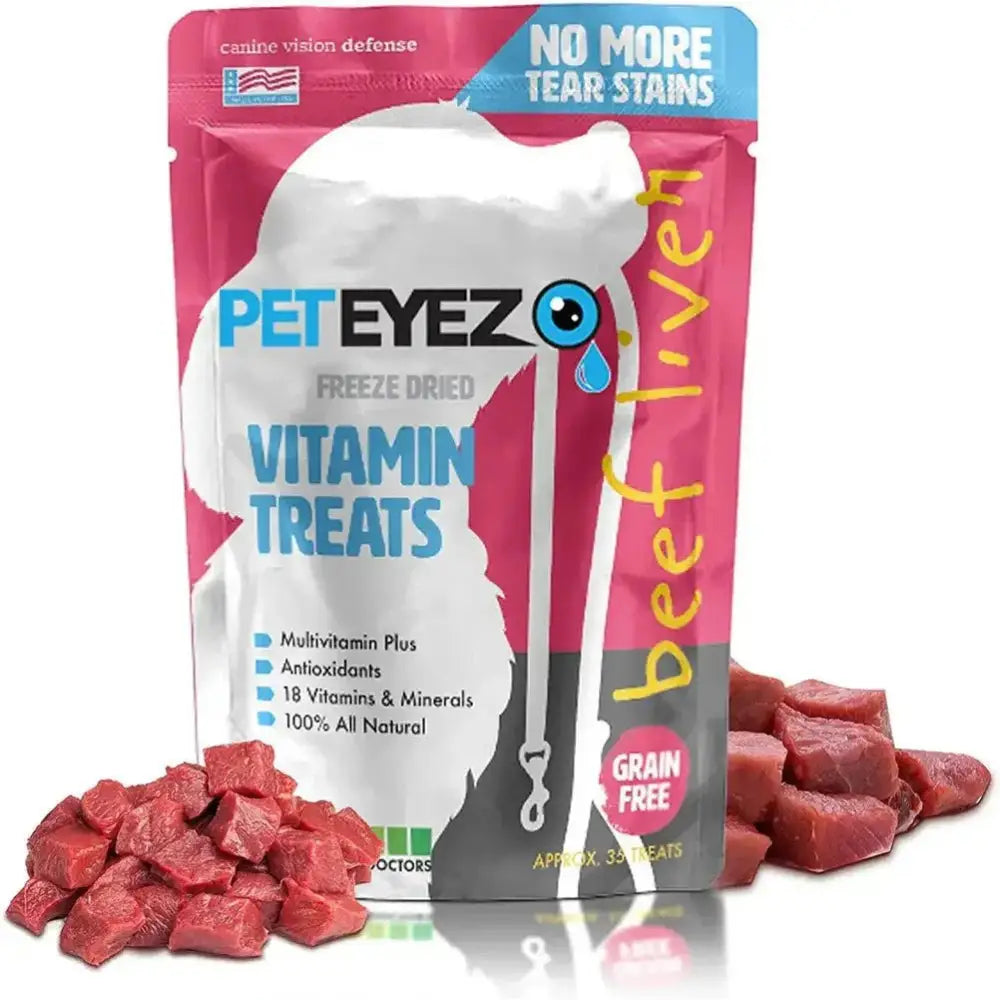 Pet Eyez™️ Vitamin Treats for Dogs Beef Liver Flavor - Talis Us