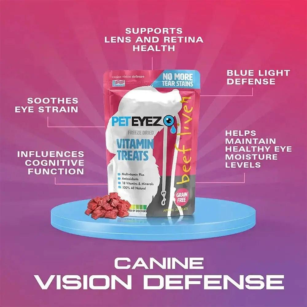 Pet Eyez™️ Vitamin Treats for Dogs Beef Liver Flavor - Talis Us
