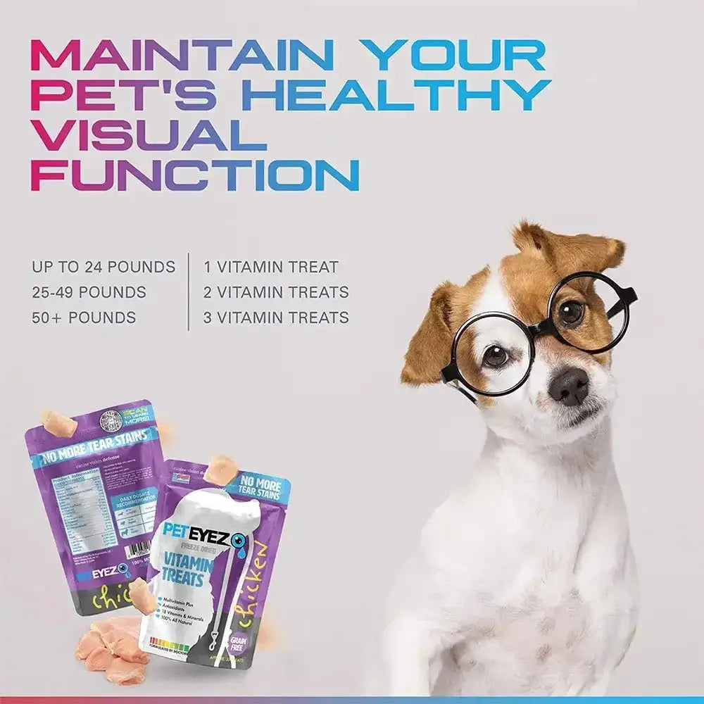 Pet Eyez™️ Vitamin Treats for Dogs Chicken Flavor - Talis Us