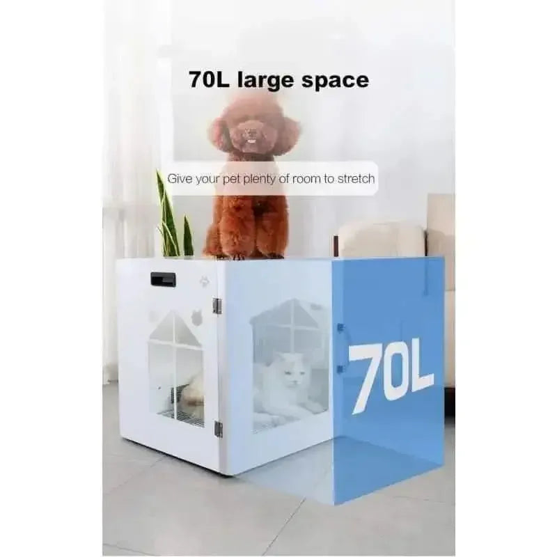 Pet supplies newest automatic dog cat grooming iron pet dryer box hair machine Talis Us