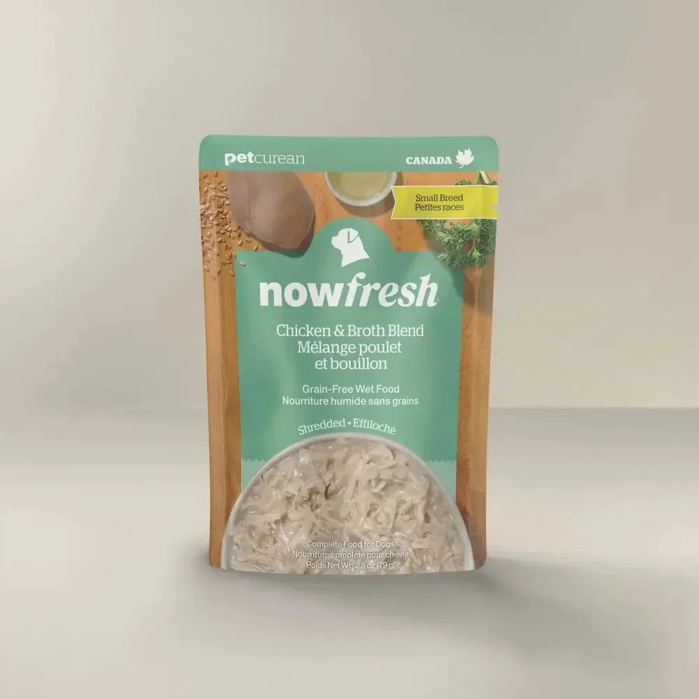 Petcurean Now Fresh Chicken & Broth Grain Free Wet Dog Food for Small Breeds 24ea/2.8 oz - Talis Us