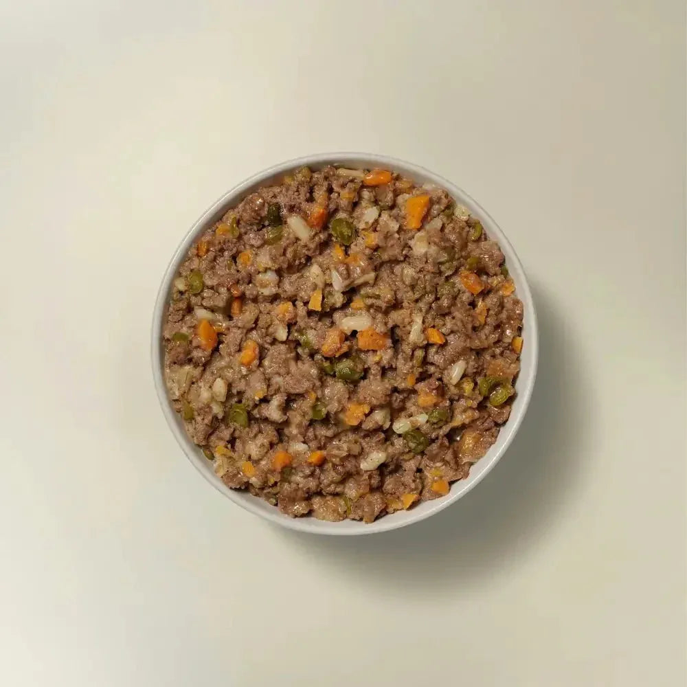 Petcurean Now Fresh Ground Beef & Rice Wet Dog Food with Grains 24ea/2.8 oz - Talis Us