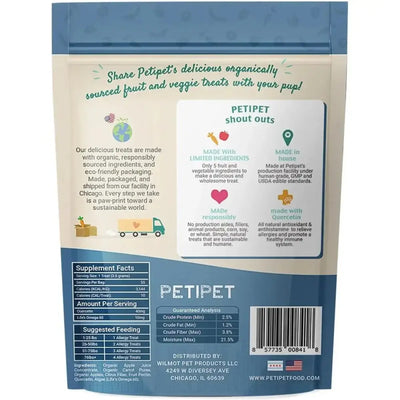 PETIPET Allergy + Immunity with Quercetin & Omega 3 Apple & Carrot Flavored Soft Chew Allergy Supplement for Dogs 7oz - Talis Us