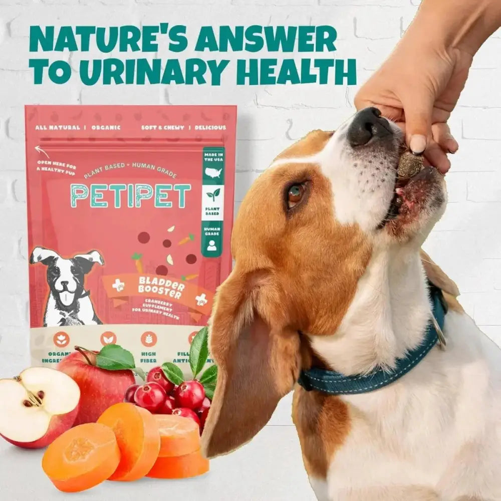 PETIPET Bladder Booster Cranberry Chews for Dogs Supports Urinary and Kidney Health 7oz - Talis Us
