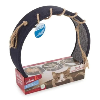Petlinks Scratch Around Cat Scratcher Black Petlinks CPD