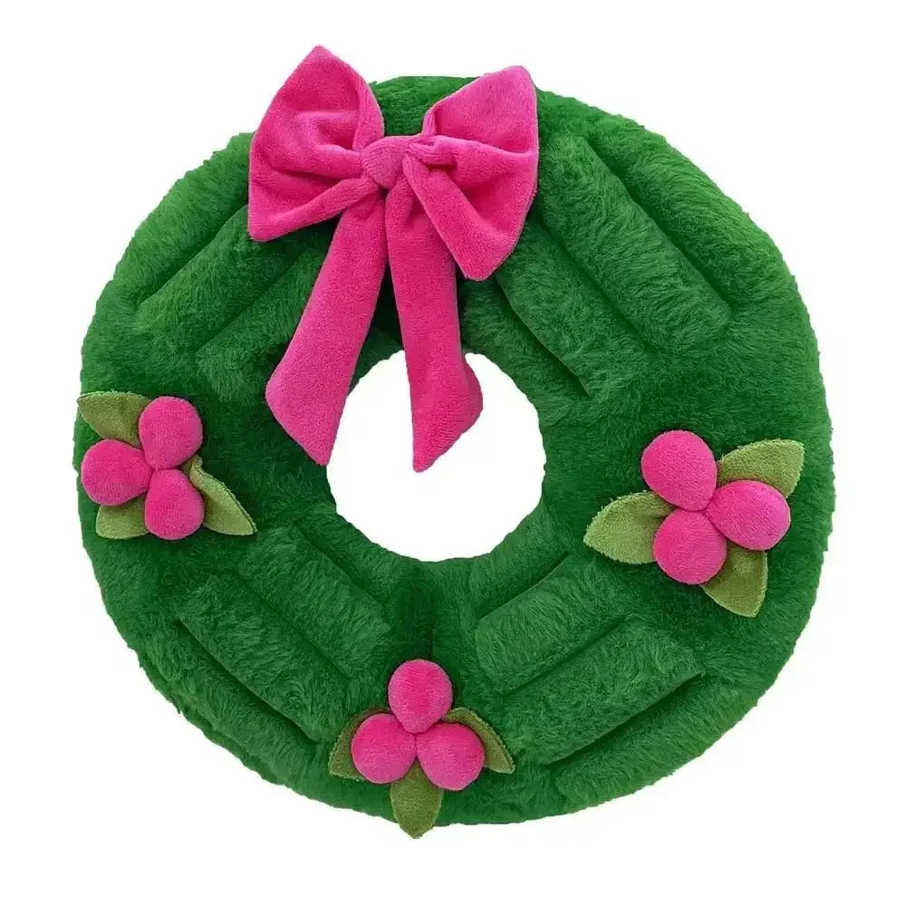 PetLou Christmas Wreath Holiday Dog Toys 15" - Talis Us