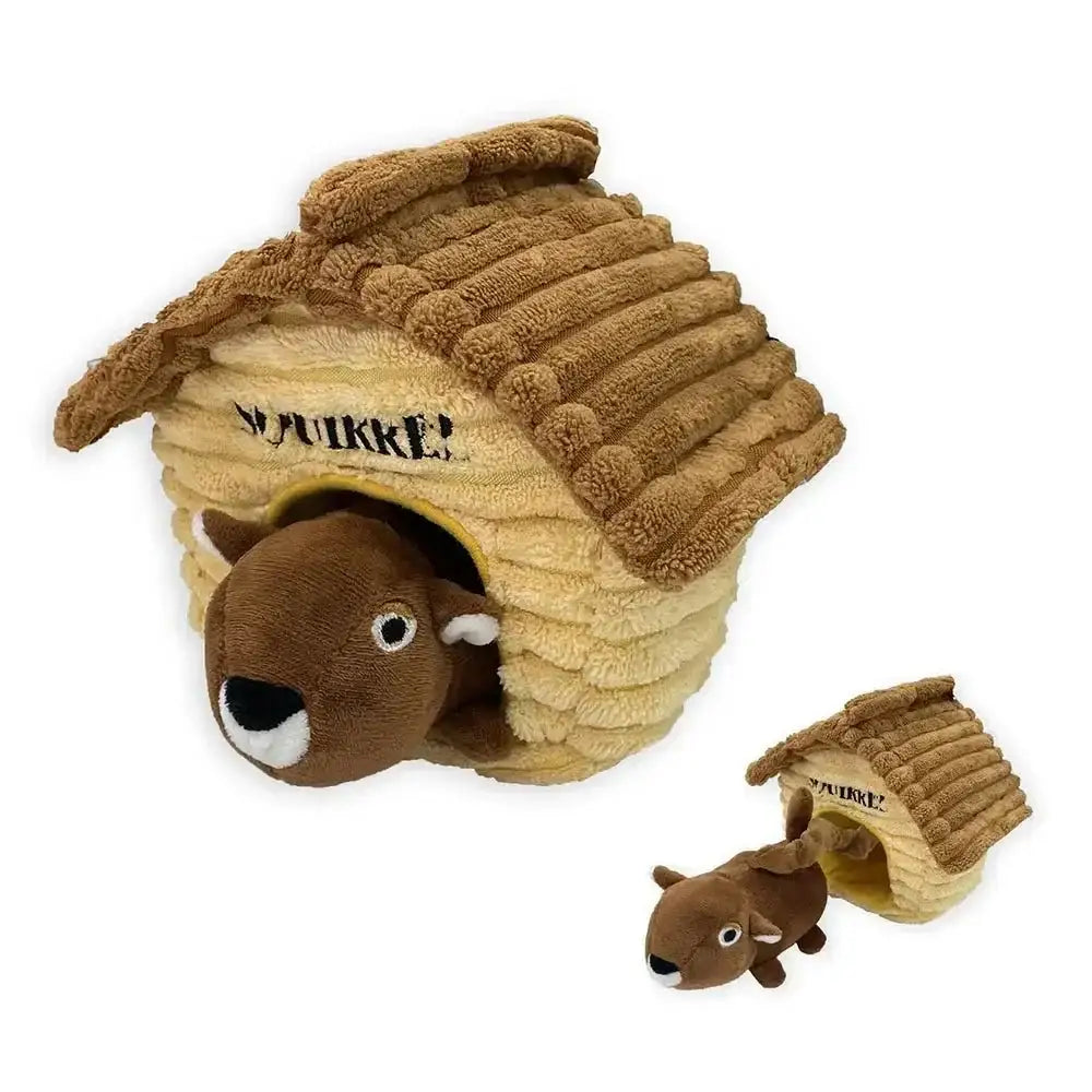 Petlou Cubbiez Interactive Tug & Toss Toy with Squeaker Fun 6" - Talis Us