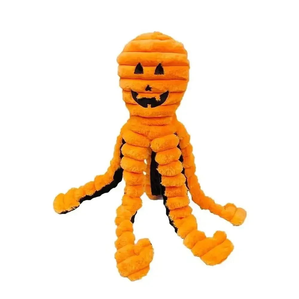 Petlou Halloween King Octopus Squeaky Plush Dog Toy 26" - Talis Us