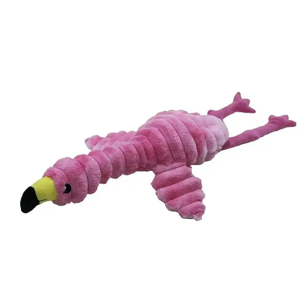 Petlou Splooting Flamingo Plush Dog Toys 26" - Talis Us