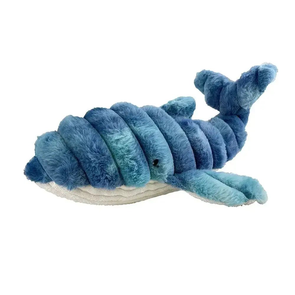 Petlou Zoo Friends Blue Whale Plush Dog Toys - Talis Us