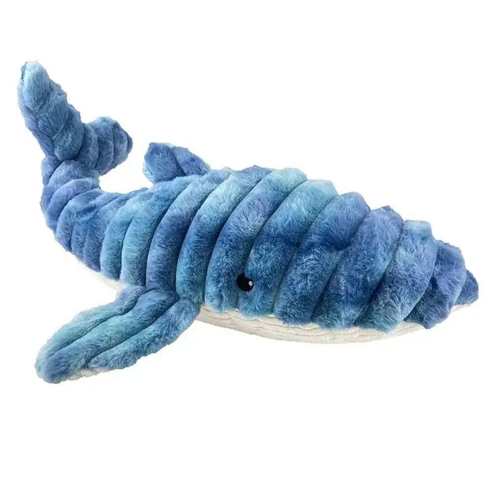 Petlou Zoo Friends Blue Whale Plush Dog Toys - Talis Us
