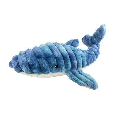 Petlou Zoo Friends Blue Whale Plush Dog Toys - Talis Us