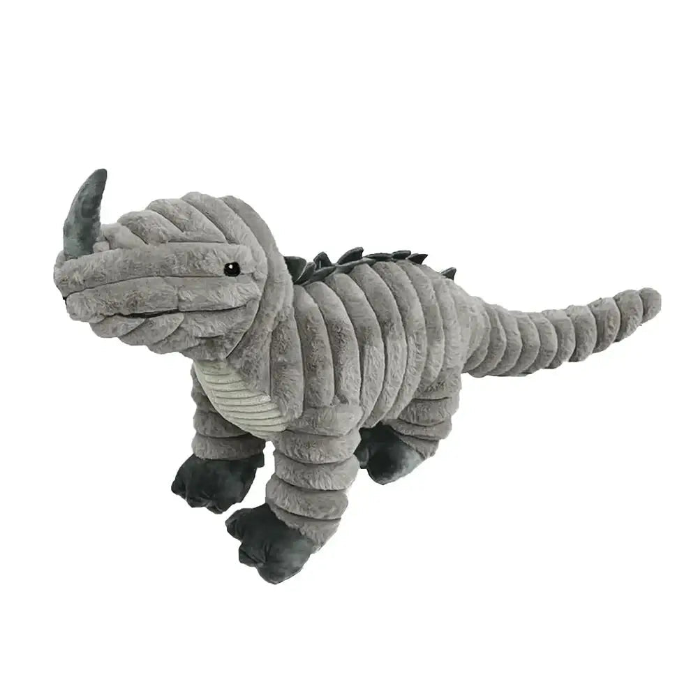 Petlou Zoo Friends Rhino Iguana Plush Dog Toy for Happy Playtime - Talis Us