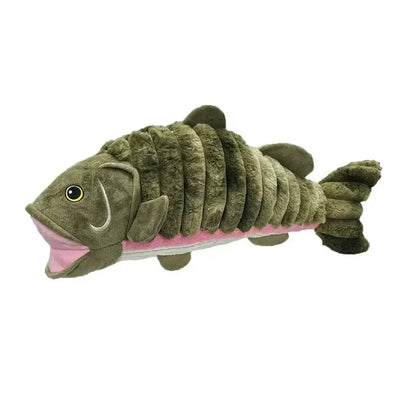 Petlow Farm Friends Salmon Plush Dog Toys 16" - Talis Us
