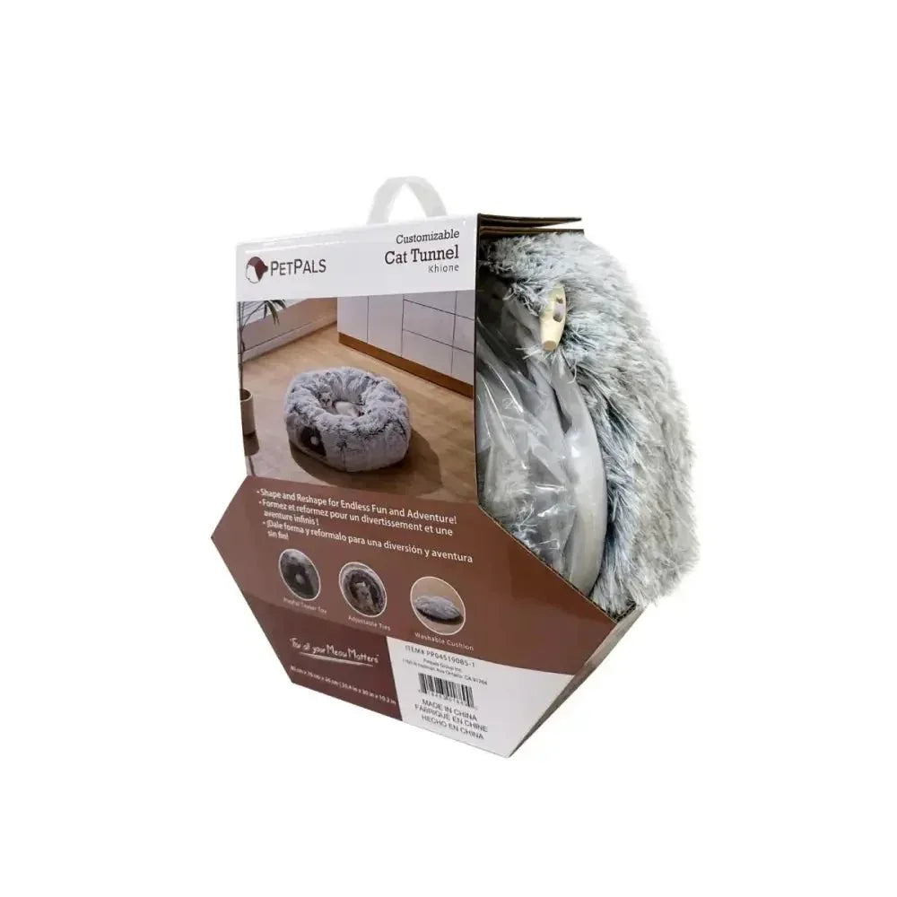 PetPals Group Khione Cat Tunnel with Bed Combo for Cats - Talis Us