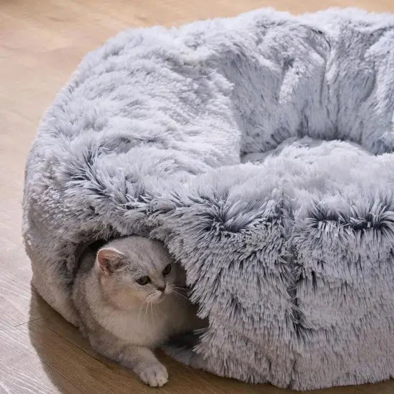 PetPals Group Khione Cat Tunnel with Bed Combo for Cats - Talis Us