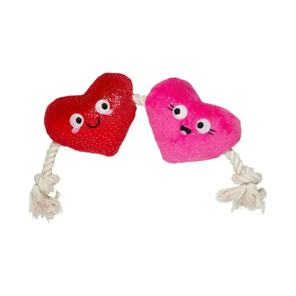 PetShop by Fringe Studio Can't Be Ap - Heart Plush Dog Toy - Talis Us